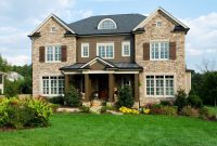House exterior with symmetrical front facade