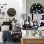 30 timeless black and white winter decor ideas2