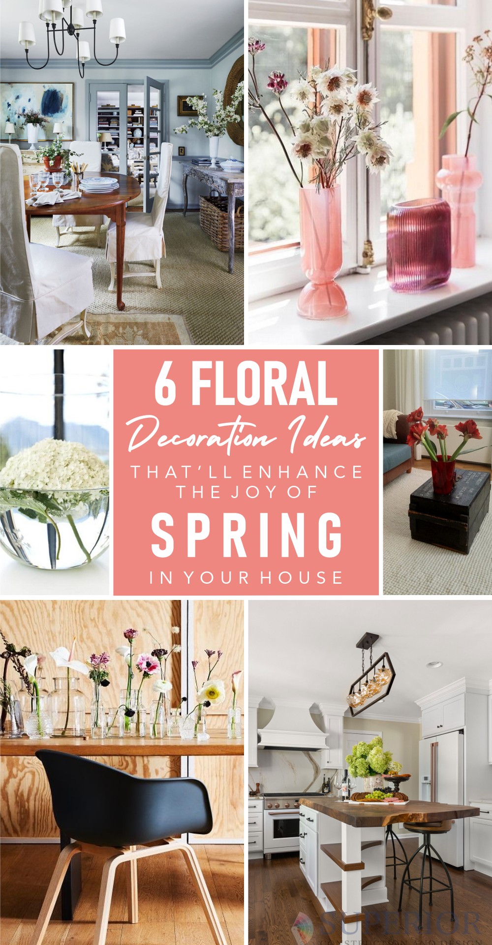 6 floral decoration ideas that will enhance the joy of spring in your house 1