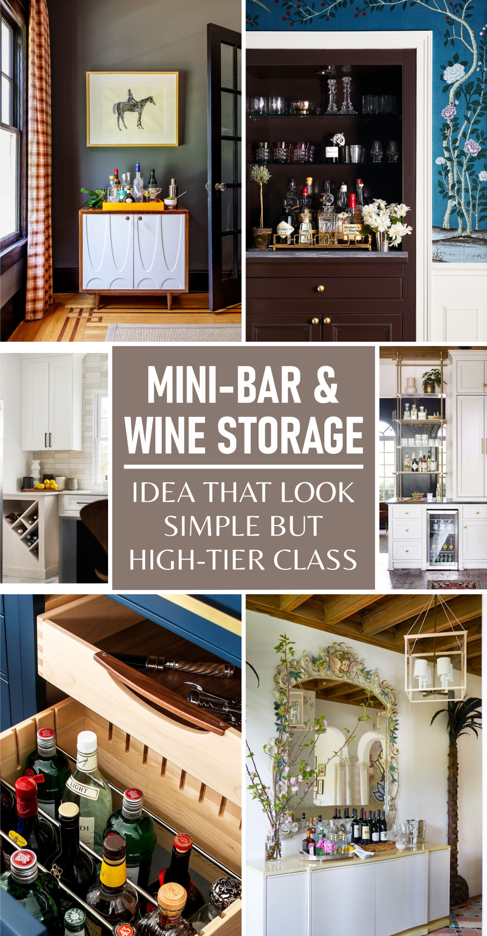 7 mini-bar and wine storage idea that look simple but high-tier class 1