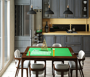 An eye-catching card game Game-Inspired Room Ideas With Forms Of Entertainment