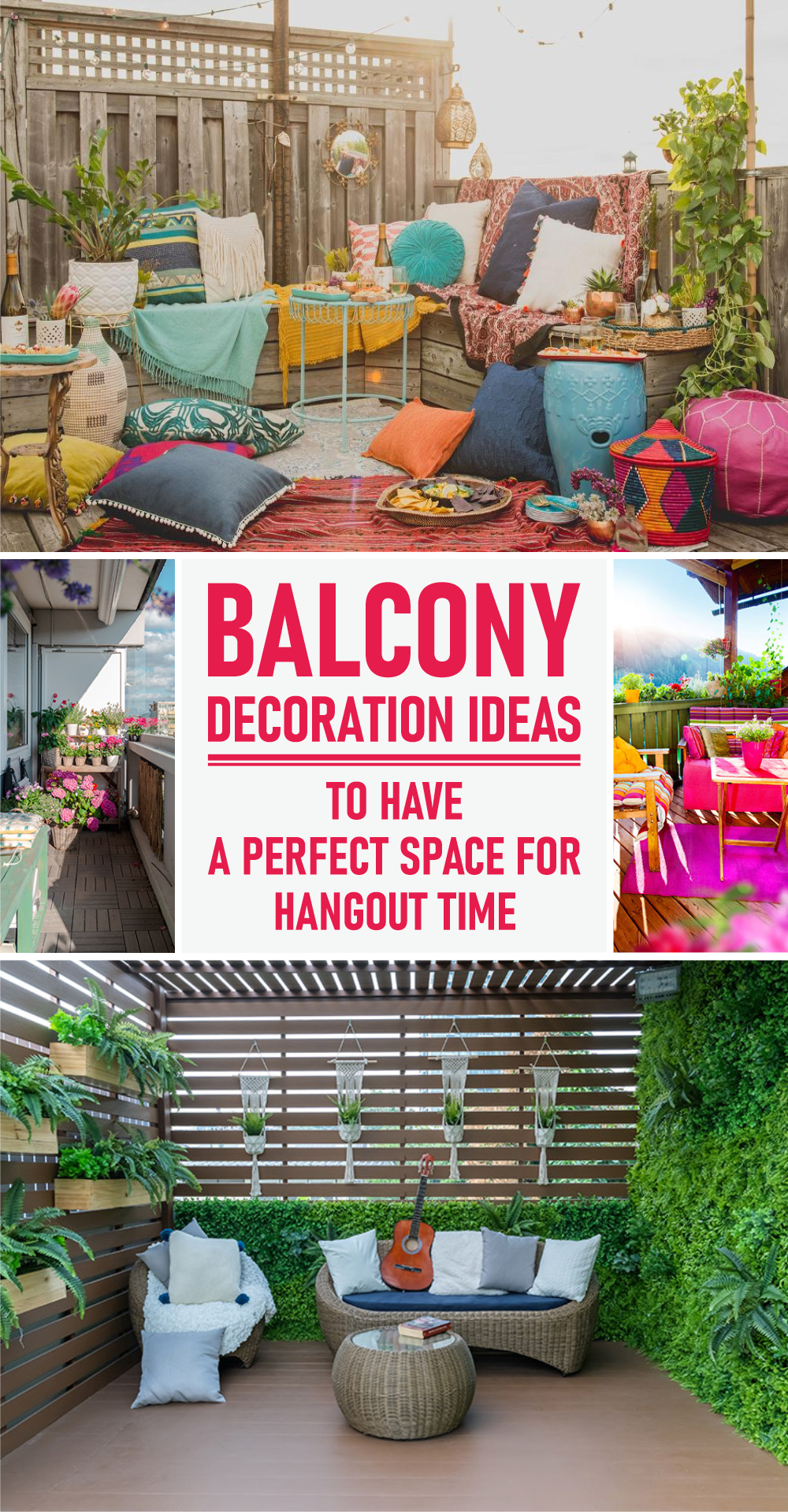 Balcony decoration ideas to have a perfect space for hangout time 1