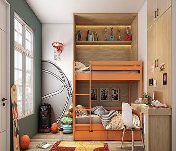 Basketball court design Game-Inspired Room Ideas With Forms Of Entertainment
