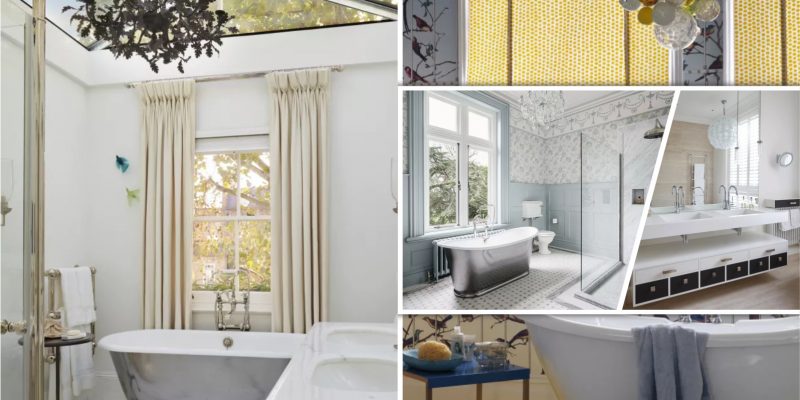 Bathroom chandelier ideas to add a glimmer of decadence to bathrooms fi