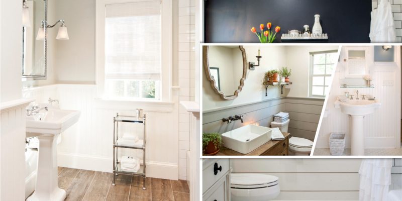 Bathroom wainscoting ideas to improve a room’s insulation fi