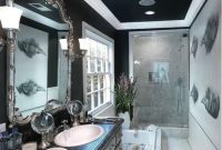 Black gothic bathroom