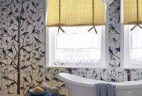 Blown glass chandelier for bathroom