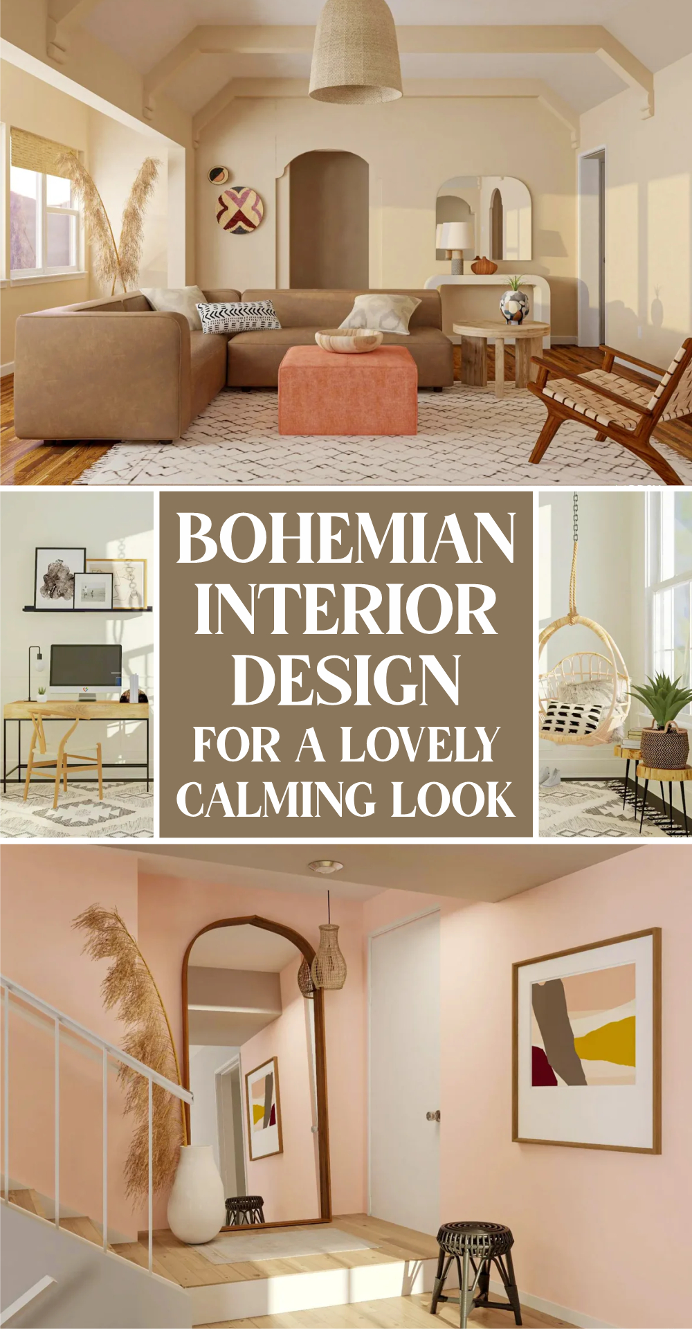 Bohemian interior design for a lovely calming look 1