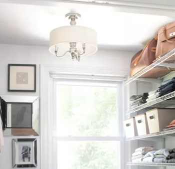 Classic neutral notes Outstanding Closet Lighting Ideas That More Than Just Functional