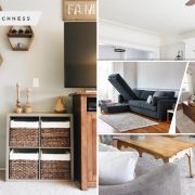 Clever ways to organize living room with storage space fi