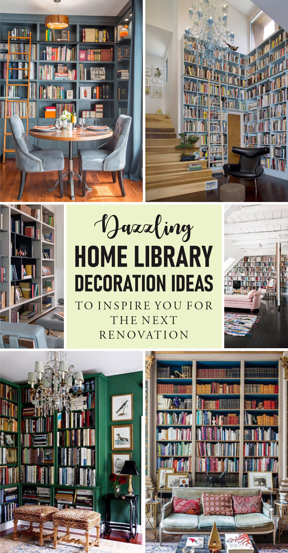 Dazzling home library decoration ideas to inspire you for the next renovation 1