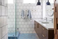 Decorative tiles on the floor