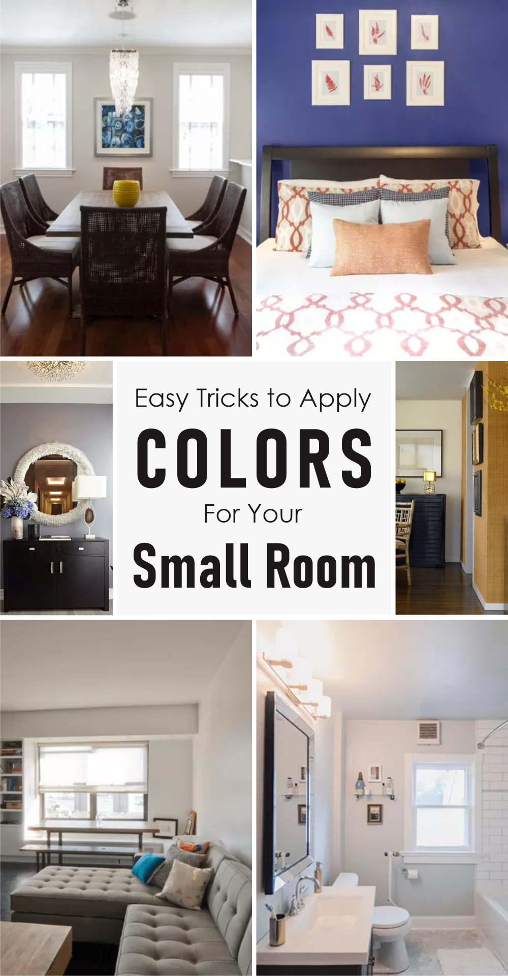 Easy tricks to apply colors for your small room 1