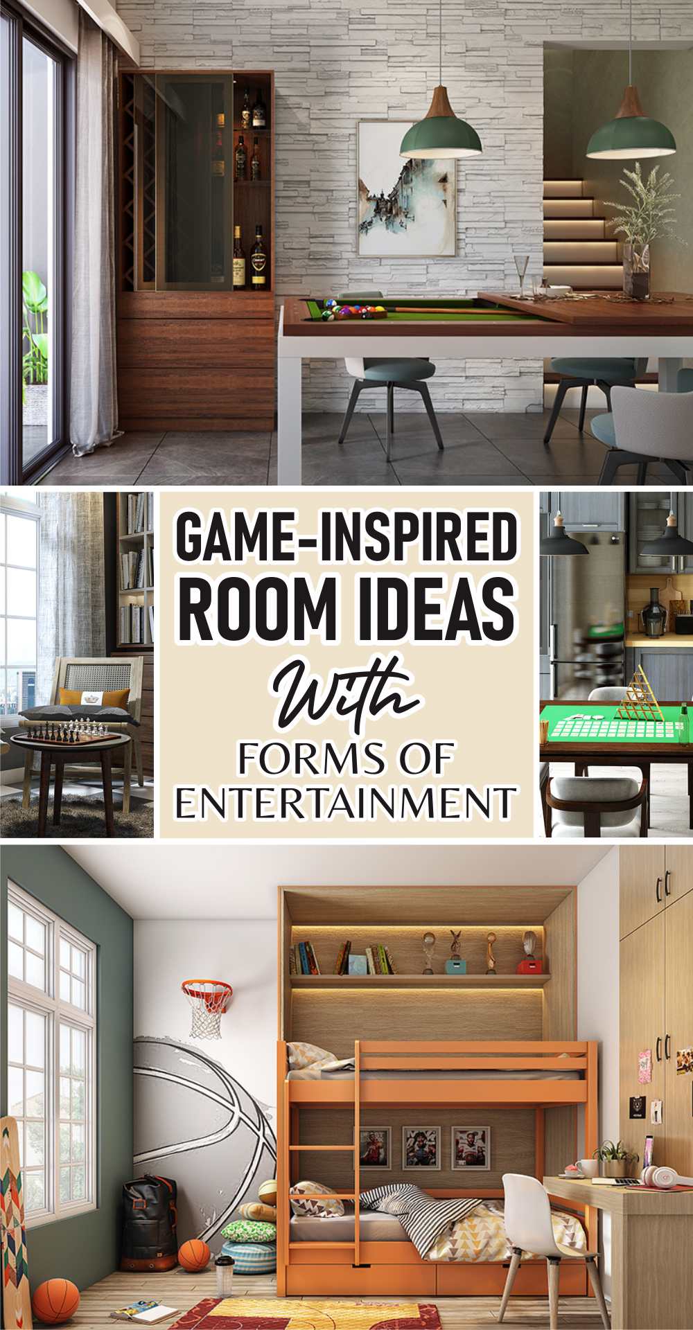 Game-inspired room ideas with forms of entertainment 1