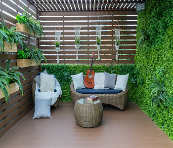 Green wall balcony Balcony Decoration Ideas To Have A Perfect Space For Hangout Time