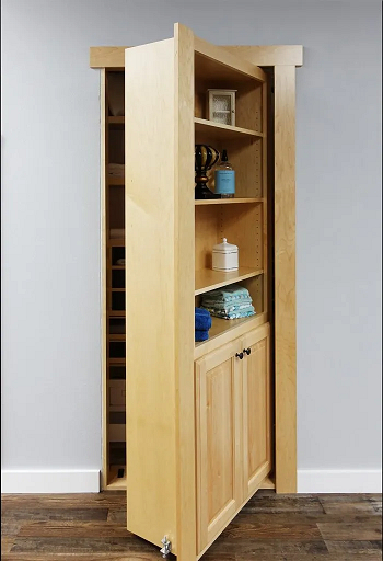 Hidden door with storage Genius Hidden Door Ideas To Make Your Home Feel Funnier
