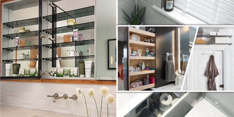 Hidden storage ideas to help you declutter your bathroom fi