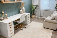 Home office in a she shed