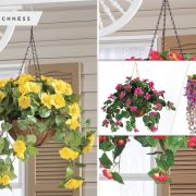 Long last flower decoration with artificial flowers that looks real and pretty fi