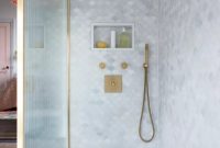 Marble mosaics for bathroom walls