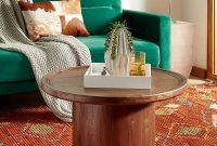 Mid century round pedestal table