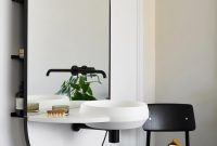 Mirror with hidden storage