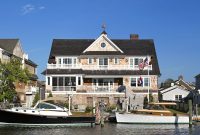 Nautical gateway-inspired house exterior