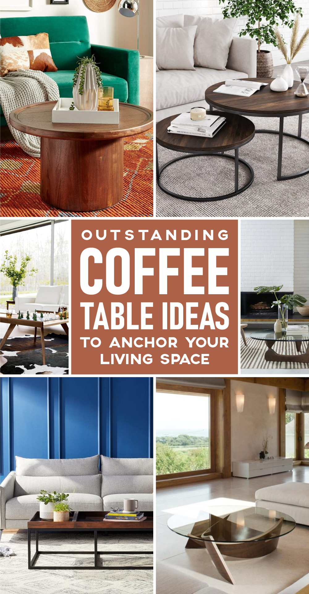 Outstanding coffee table ideas to anchor your living space 1