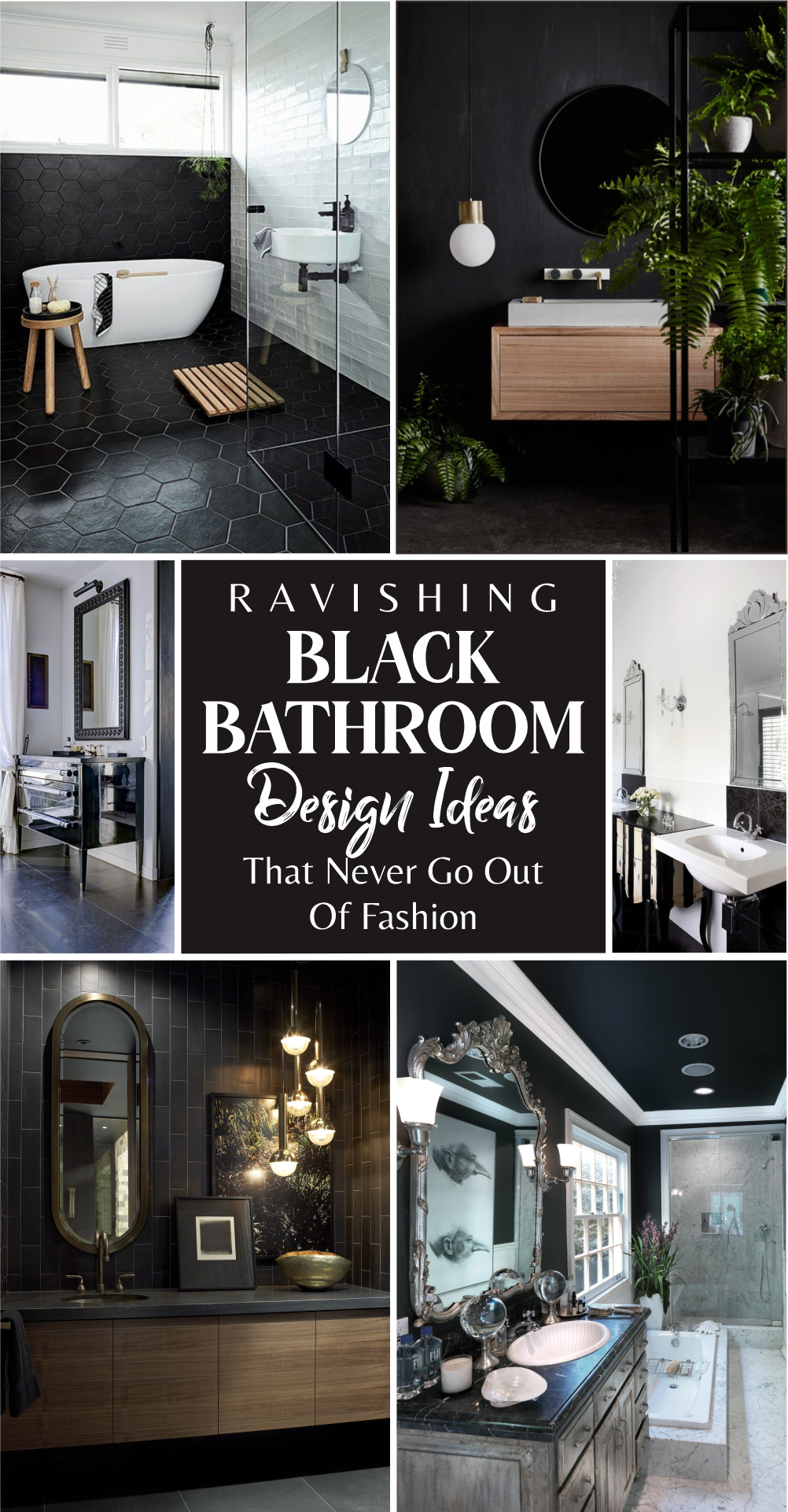 Ravishing black bathroom design ideas that never go out of fashion 1