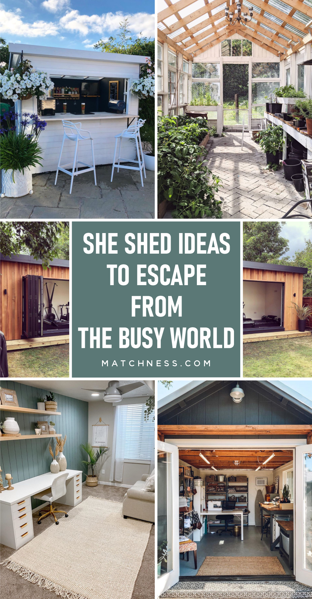 She shed ideas to escape from the busy world 1