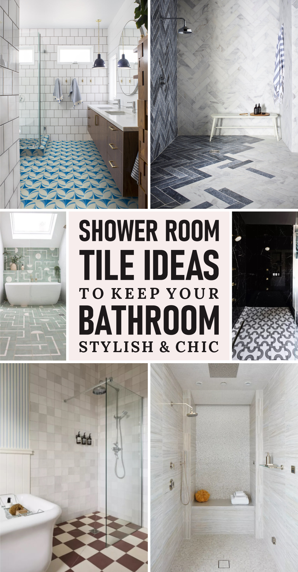 Shower room tile ideas to keep your bathroom stylish and chic 1