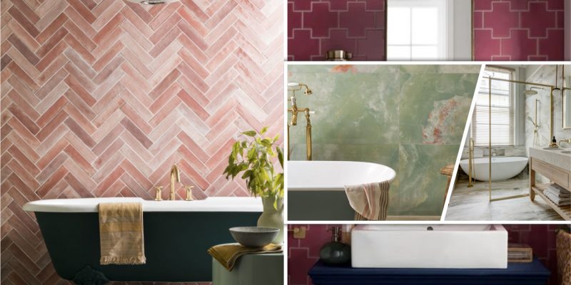 Stunning wall tile ideas to give a dramatic effect to your bathroom fi