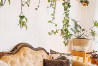 Urban jungle living room with plants