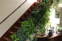 Urban jungle staircase with plants
