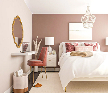 Wall-mount your work space Double Function Design Ideas For Home Office And Guest Room