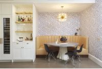 Wallpaper for eat-in kitchen