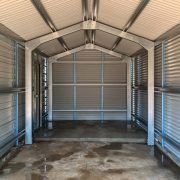 Interior of an empty new shed