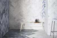Scattered herringbone tile