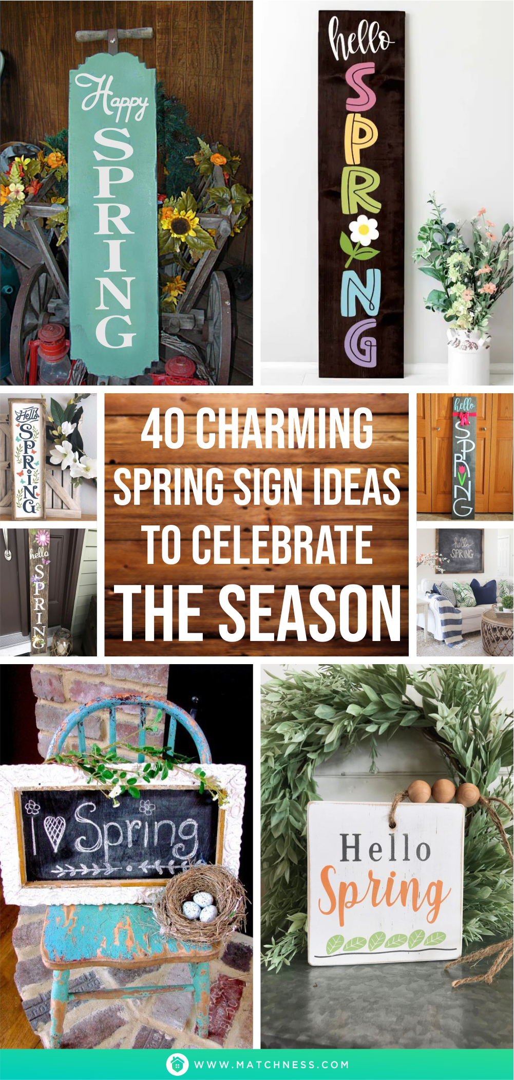 40 charming spring sign ideas to celebrate the season1
