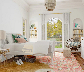 Bohemian teens bedroom Classy-Cool Teenager Bedroom Design Ideas To Reflect Personality