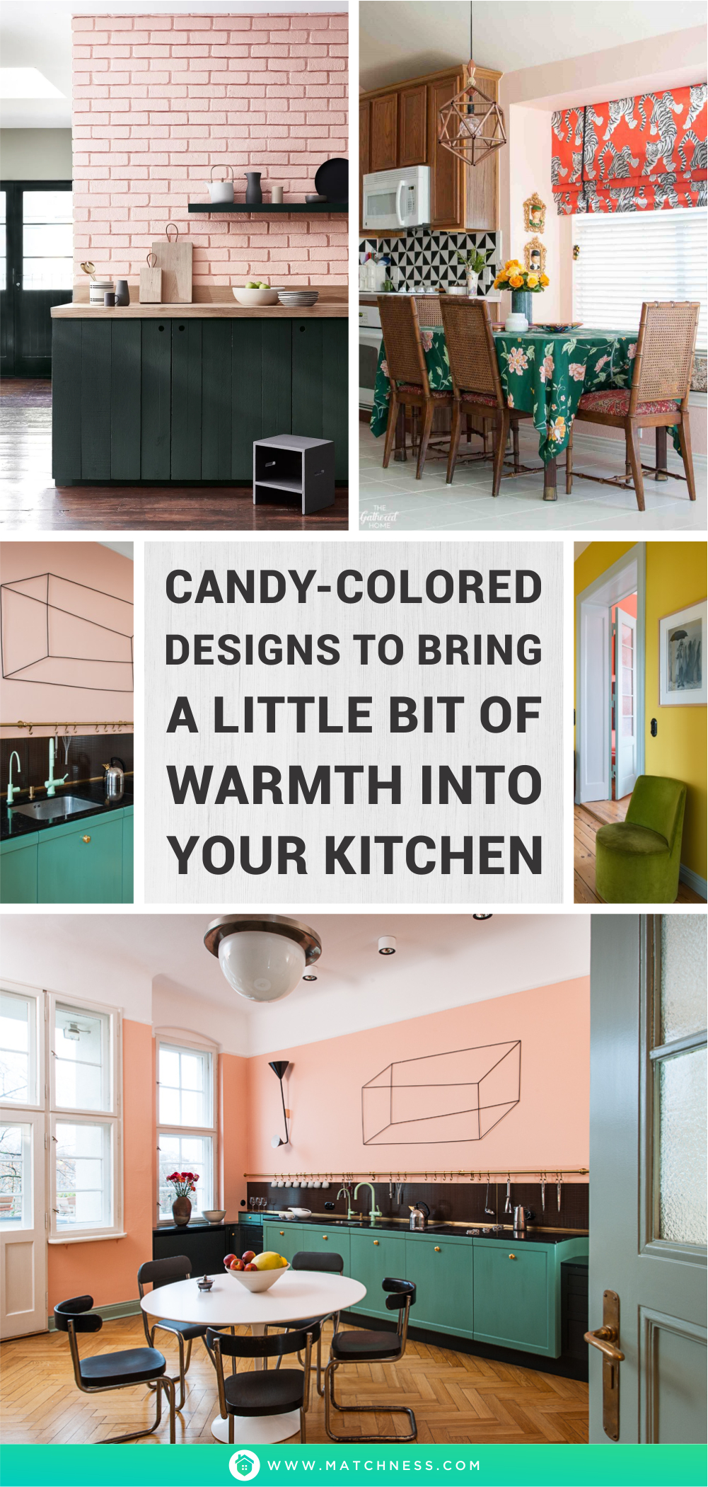 Candy-colored designs to bring a little bit of warmth into your kitchen1