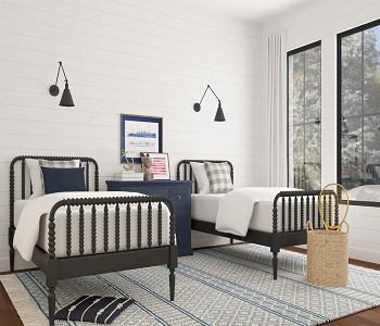 Classic double bedroom Dynamic Combo Smart And Cute Shared Kid Bedroom 