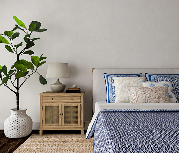 Colorful bedding in neutral bedroom Design Ideas Of How To Add Colors To Your Room Without Painting