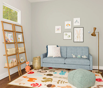 Colorful play corner How To Design A Comfortable Playroom Within Your Living Space