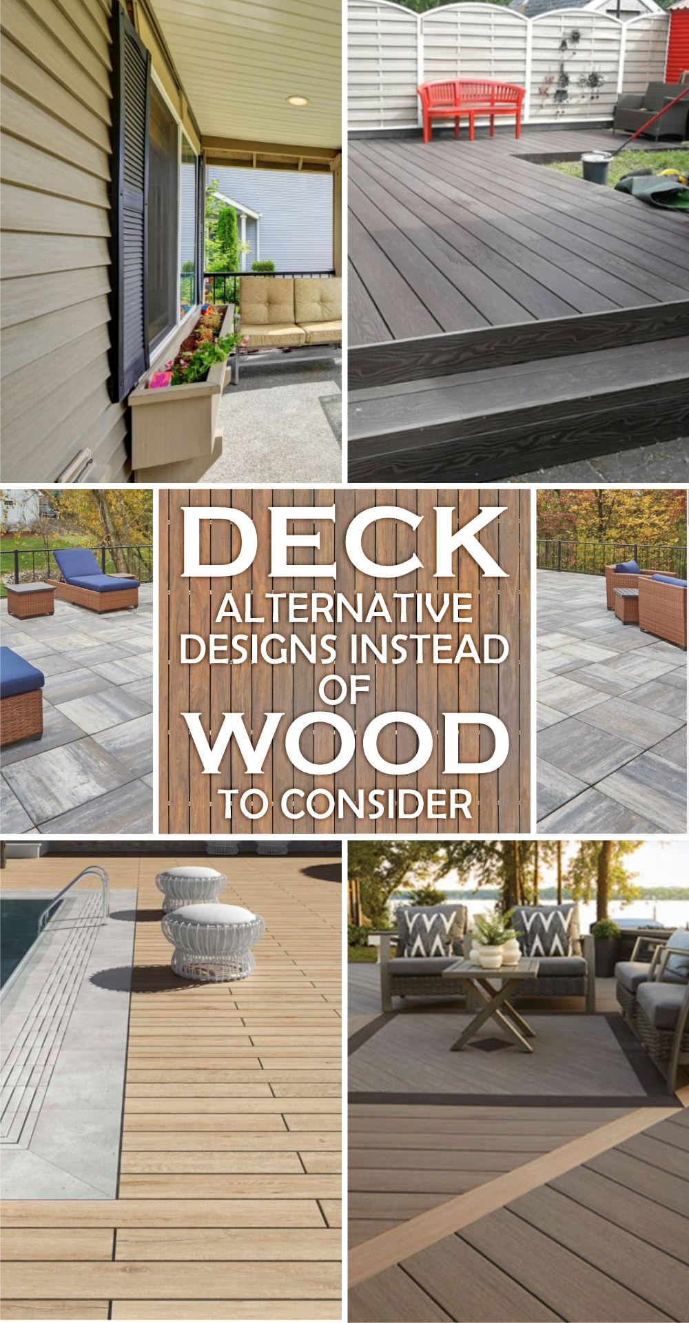 Deck alternative designs instead of wood to consider 1