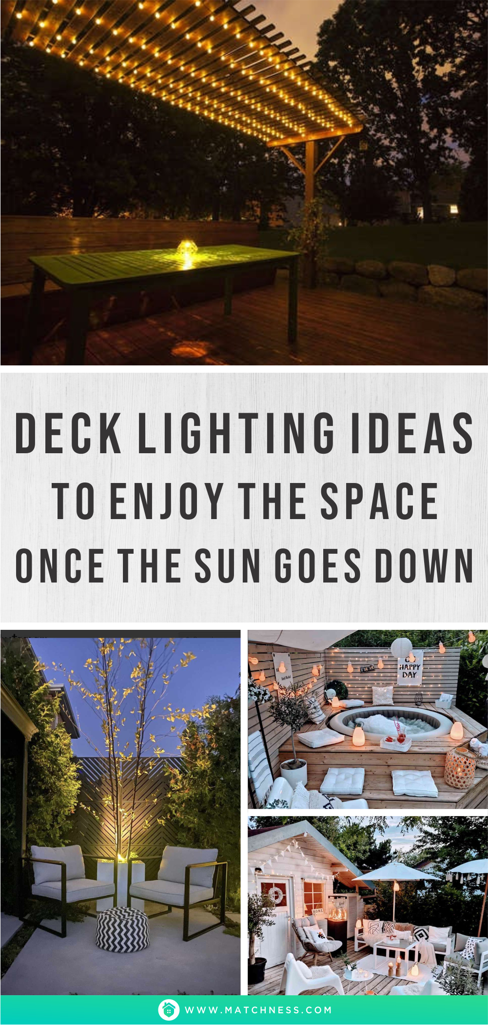Deck lighting ideas to enjoy the space once the sun goes down1