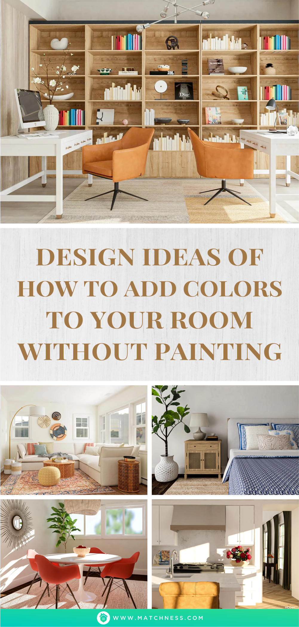 Design ideas of how to add colors to your room without painting1