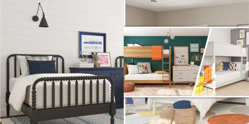Dynamic combo smart and cute shared kid bedroom2