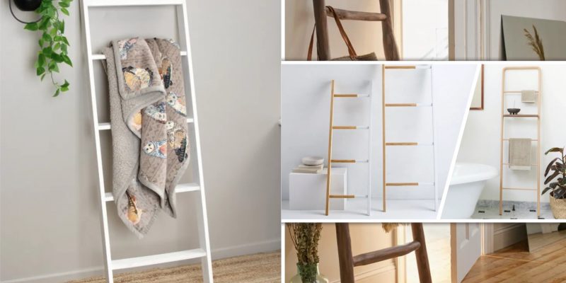 Elevating living room space with forever stylish blanket ladders2
