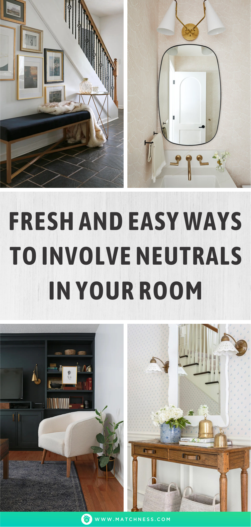 Fresh and easy ways to involve neutrals in your room1
